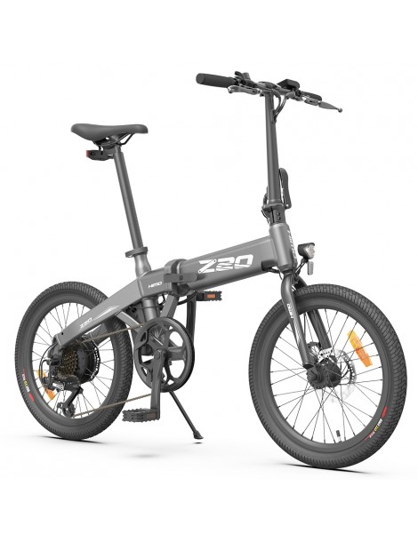 HIMO Z20 Max 20" Pneumatici Bici Elettrica Pieghevole Bici da città 250W Motore 36V 10Ah Batteria - Grigio Nuova