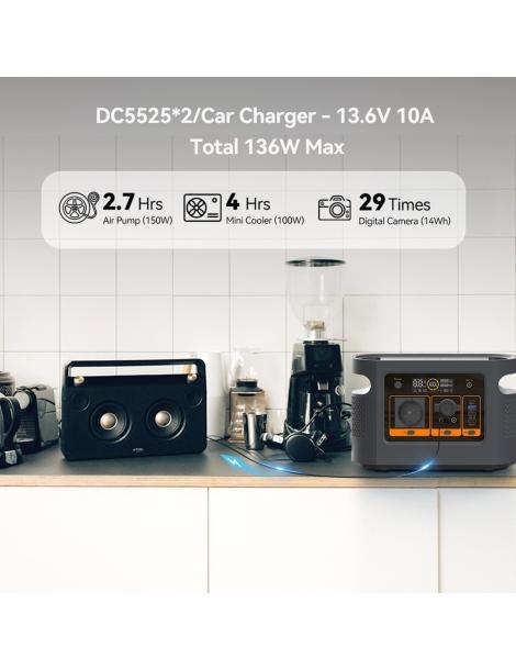 Flashfish QE01D Stazione di alimentazione portatile batteria da 22 4V/20Ah 448Wh uscita CA da 600W 2025