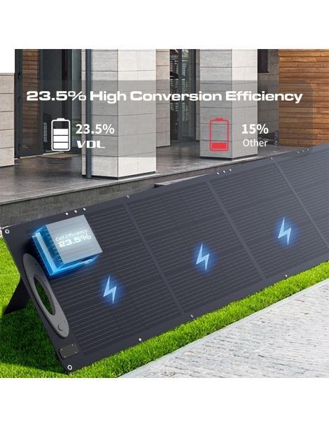 VDL POWER 200W Pannello solare portatile pieghevole cella monocristallina da 20V cavalletto regolabile Italia