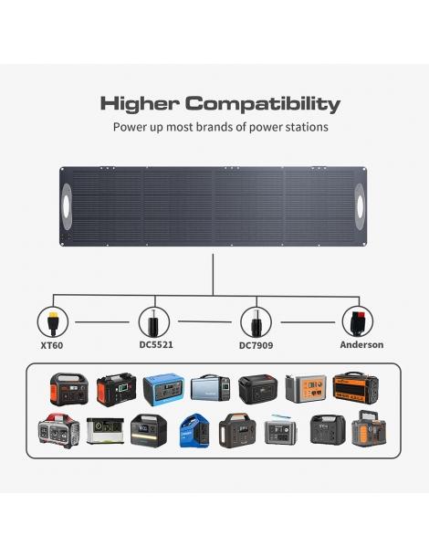 VDL POWER 200W Pannello solare portatile pieghevole cella monocristallina da 20V cavalletto regolabile Italia