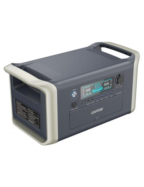 UAPOW Apower1000 Stazione di alimentazione portatile generatore solare LiFePO4 da 1024Wh uscita CA 1800W ricarica PD 100W Soddisfazione Garantita