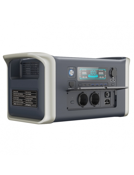 UAPOW Apower1000 Stazione di alimentazione portatile generatore solare LiFePO4 da 1024Wh uscita CA 1800W ricarica PD 100W Soddisfazione Garantita