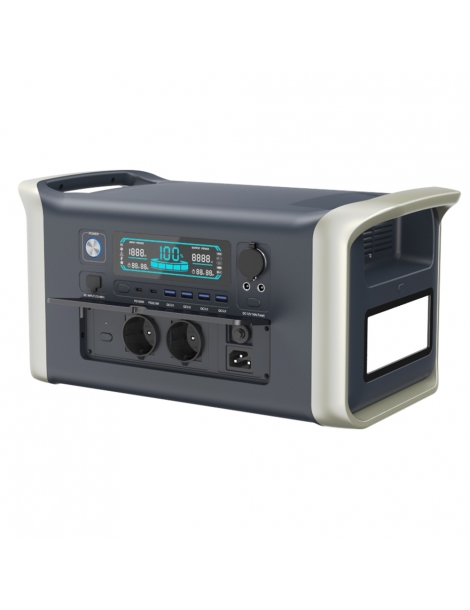 UAPOW Apower1000 Stazione di alimentazione portatile generatore solare LiFePO4 da 1024Wh uscita CA 1800W ricarica PD 100W Soddisfazione Garantita