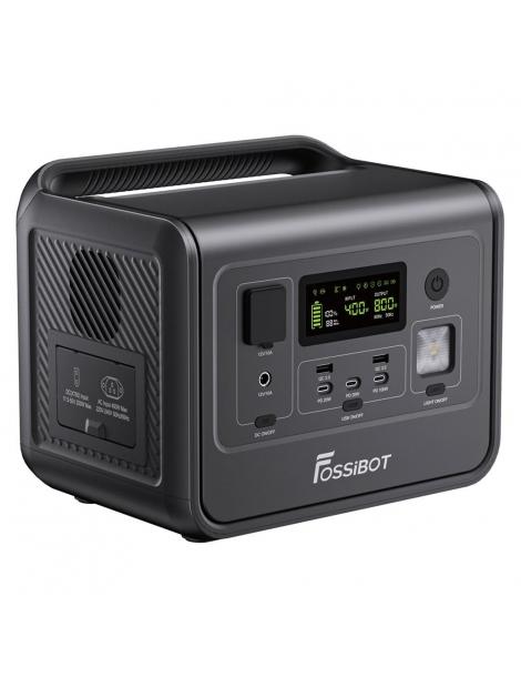 FOSSiBOT F800 Generatore Portatile Generatore Solare LiFePO4 da 512Wh - Nero Promozione Limitata