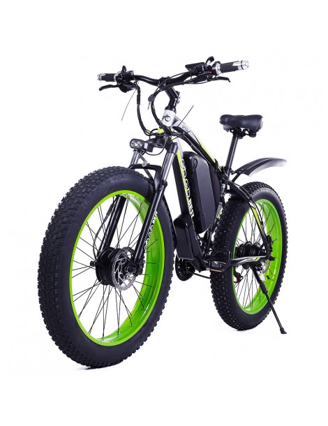 GOGOBEST GF700 26*4.0 Pneumatici Grassi Mountain Bike Elettrica 1000W Motore Brushless 48V 17 5Ah Batteria – Verde Novità