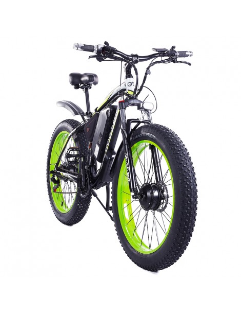 GOGOBEST GF700 26*4.0 Pneumatici Grassi Mountain Bike Elettrica 1000W Motore Brushless 48V 17 5Ah Batteria – Verde Novità
