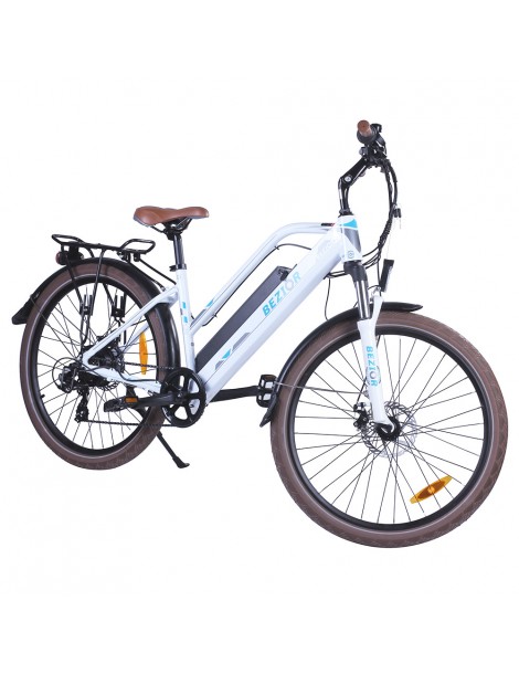 Bezior M2 Pro Ciclomotore elettrico 500W Motore 12.5Ah Batteria-Bianco Economico