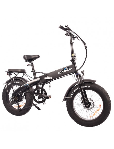 KAISDA K2 Pro 20*4.0 pollici Ciclomotore Elettrico Pieghevole con Pneumatici Grassi - Motore Bafang 350W e batteria 48V 12.8Ah Online
