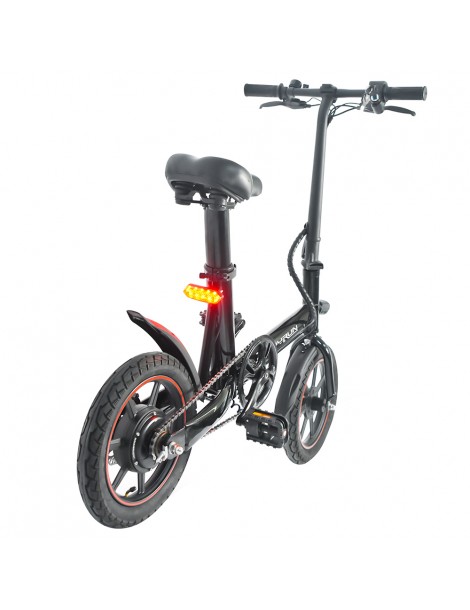 Happyrun HR-X40 Bicicletta elettrica leggera motore da 350W batteria da 36V 6Ah velocità massima 25km/h - Nero Outlet