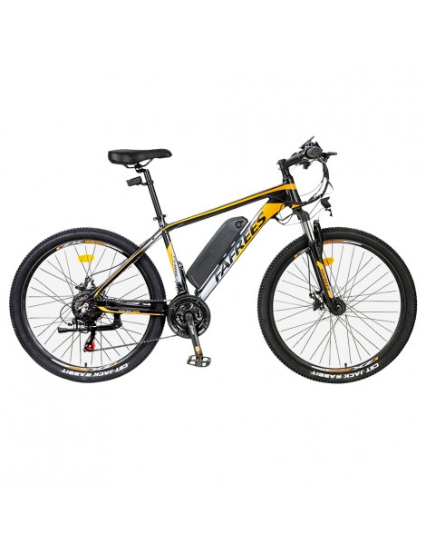 FAFREES Bici elettrica da 26 pollici 250 W con batteria agli ioni di litio da 36 V 10 Ah SHIMANO 21 velocità-Nero Hotsell