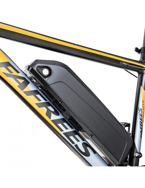 FAFREES Bici elettrica da 26 pollici 250 W con batteria agli ioni di litio da 36 V 10 Ah SHIMANO 21 velocità-Nero Hotsell