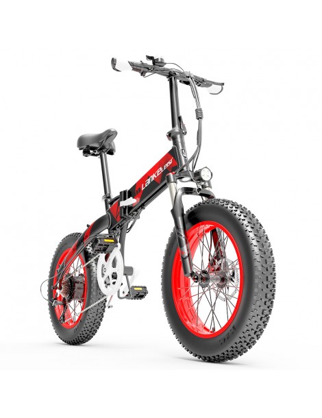 LANKELEISI X2000PLUS 10.4Ah 48V 1000W Ciclomotore Elettrico Bici Pieghevole Negozio