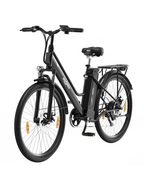 ONESPORT OT18-3 Bicicletta elettrica City pneumatici da 26*2.35 pollici motore da 250W batteria da 36V 14.4Ah - Nero Italy