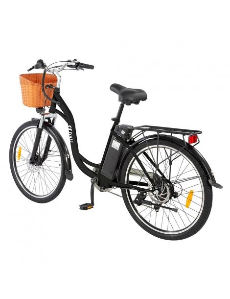 DYU C6 Bicicletta elettrica motore da 350W batteria da 12 5AH - Nero Italia