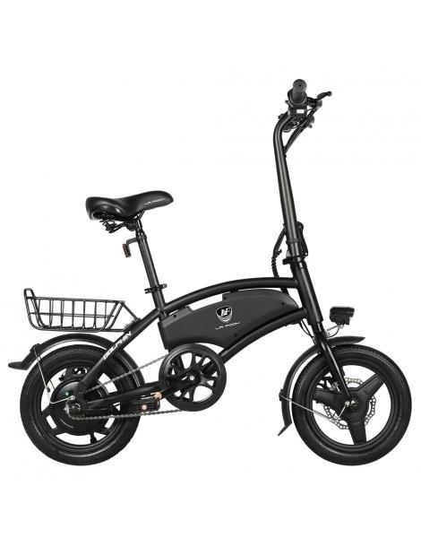 LAIFOOK Dolphin Bici Elettrica Pieghevole Motore 250W Batteria 36V 7.8AH Pneumatico 14 pollici - Nero Nuovo