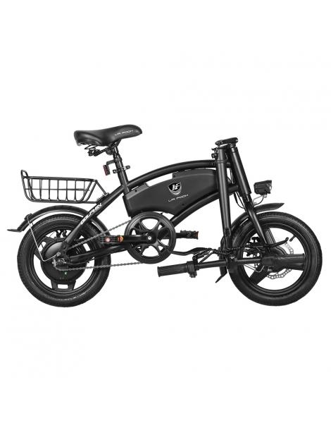 LAIFOOK Dolphin Bici Elettrica Pieghevole Motore 250W Batteria 36V 7.8AH Pneumatico 14 pollici - Nero Nuovo