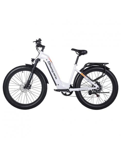 Shengmilo MX06 Bici Elettrica Fuoristrada Motore Bafang 500W Batteria Samsung 48V 17.5Ah Pneumatici Grassi All-terrain 26in Qualità Garantita