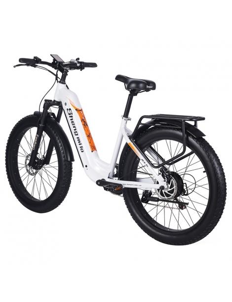 Shengmilo MX06 Bici Elettrica Fuoristrada Motore Bafang 500W Batteria Samsung 48V 17.5Ah Pneumatici Grassi All-terrain 26in Qualità Garantita