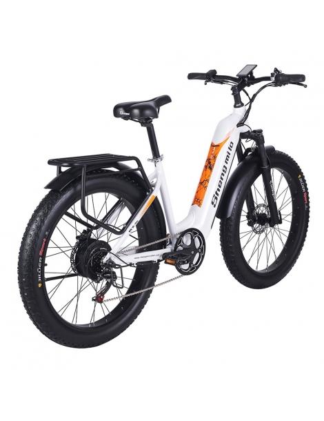 Shengmilo MX06 Bici Elettrica Fuoristrada Motore Bafang 500W Batteria Samsung 48V 17.5Ah Pneumatici Grassi All-terrain 26in Qualità Garantita