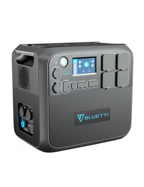 BLUETTI AC200MAX 2048Wh/2200W Stazione di Energia Solare Portatile Espandibile Batteria LifePo4 fino a 8192Wh 4400W Sottocosto