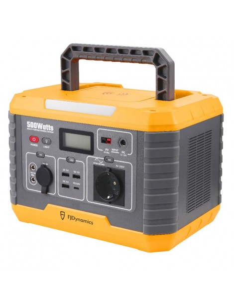 Fjdynamics Powersec MP500 520Wh/500W Centrale Elettrica Portatile Ricarica Wireless 10W 8 Porte Di Uscita Versione UE Hotsell