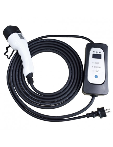 ANDAIIC Modalità 2 8A/10A/13A/16A Current Adjustable 5m Cable Caricabatterie portatile EV-UE Prezzo Ridotto