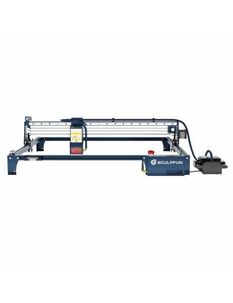 SCULPFUN S30 Ultra 33W Taglierina per incisioni laser Air Assist automatico 0.08x0.10mm Focus laser 600*600mm - EU Plug Presa