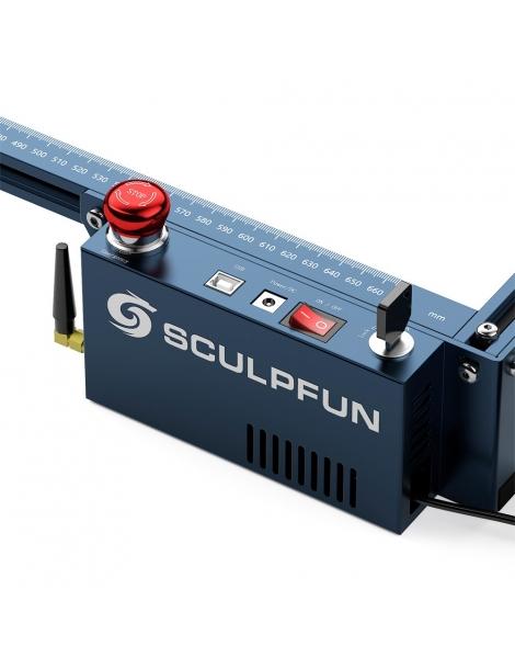 SCULPFUN S30 Ultra 33W Taglierina per incisioni laser Air Assist automatico 0.08x0.10mm Focus laser 600*600mm - EU Plug Presa