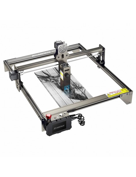 Taglierina per Incisione Laser ATOMSTACK S10 Pro 10W Potenza Macchina 50W Messa a Fuoco Fissa Spot Compresso 0 08x0 06mm Qualità Garantita