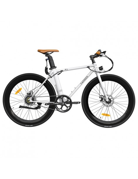 FAFREES F1 700C*28C Pneumatici da Strada Bici Elettrica - 250W Motore Brushless & Batteria 36V 8.7Ah - Bianco Vendite stagionali