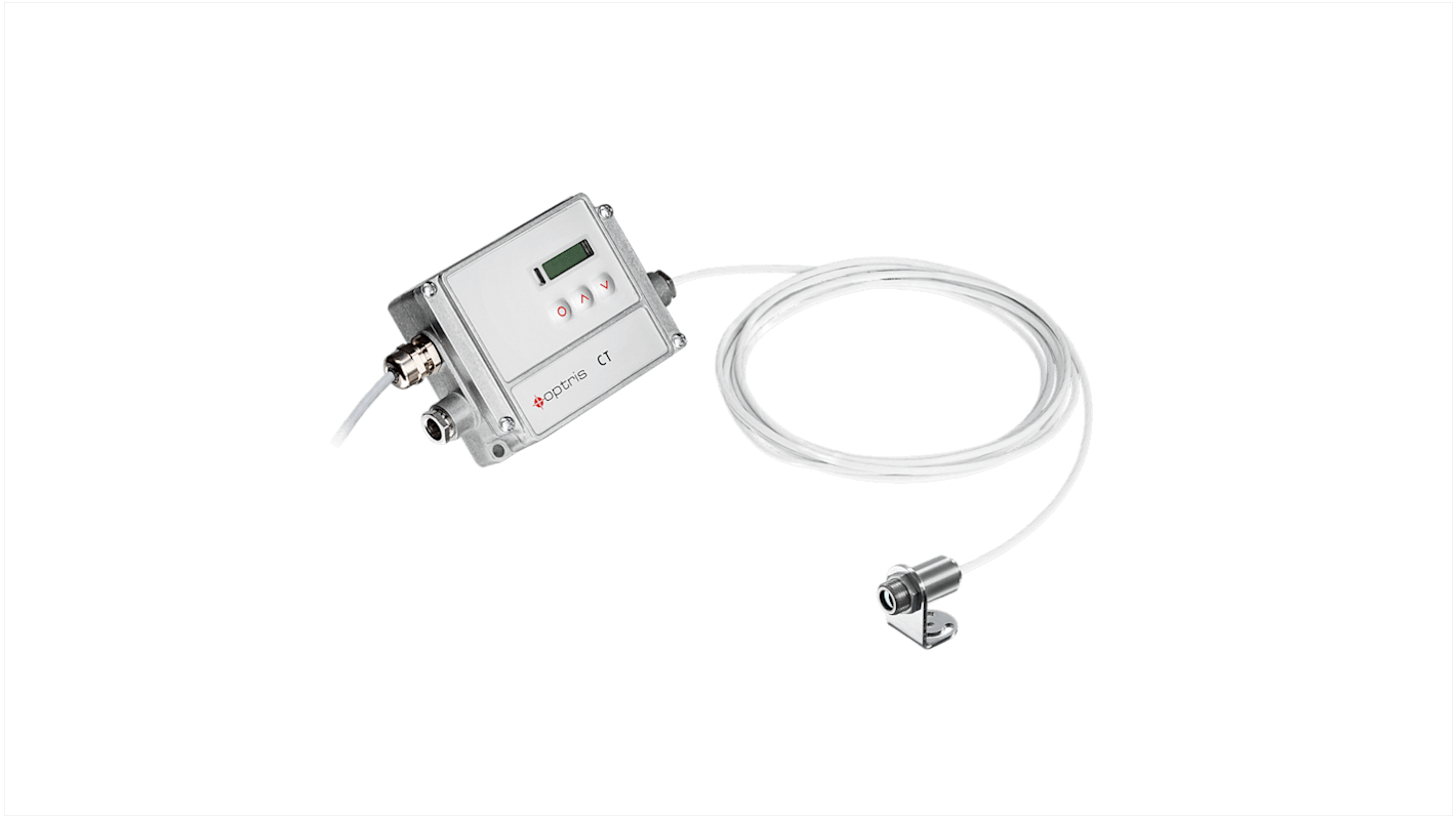 Rs-Online Sensore di temperatura IR Optris temperatura +50°C → +1800°C Termometro Analogico digitale cavo da 3m Italia