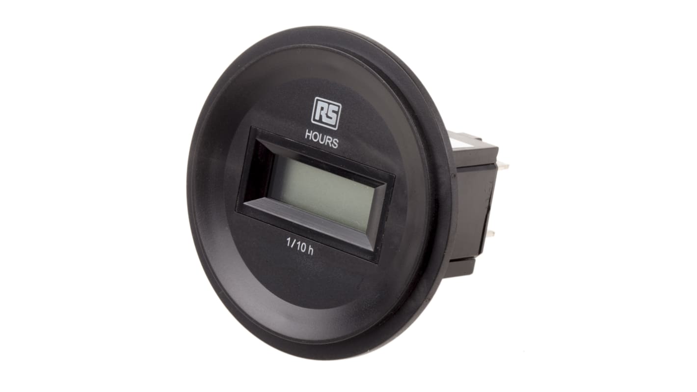 Rs-Online Contatore elettronico RS PRO Ore display LCD 6 cifre 10 → 80 V c.c Nuovo