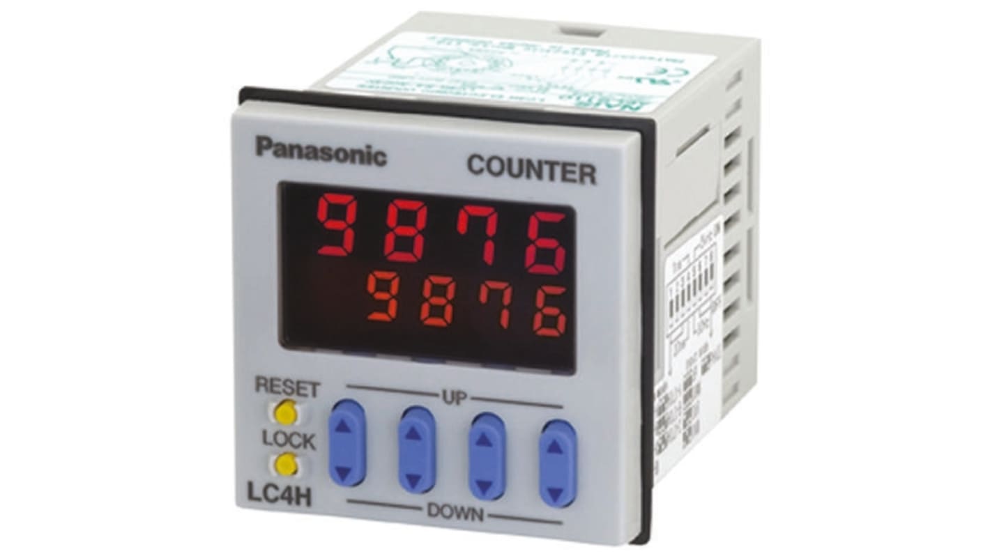 Rs-Online Contatore Panasonic 5kHz display LCD 4 cifre 240 V c.a Officina
