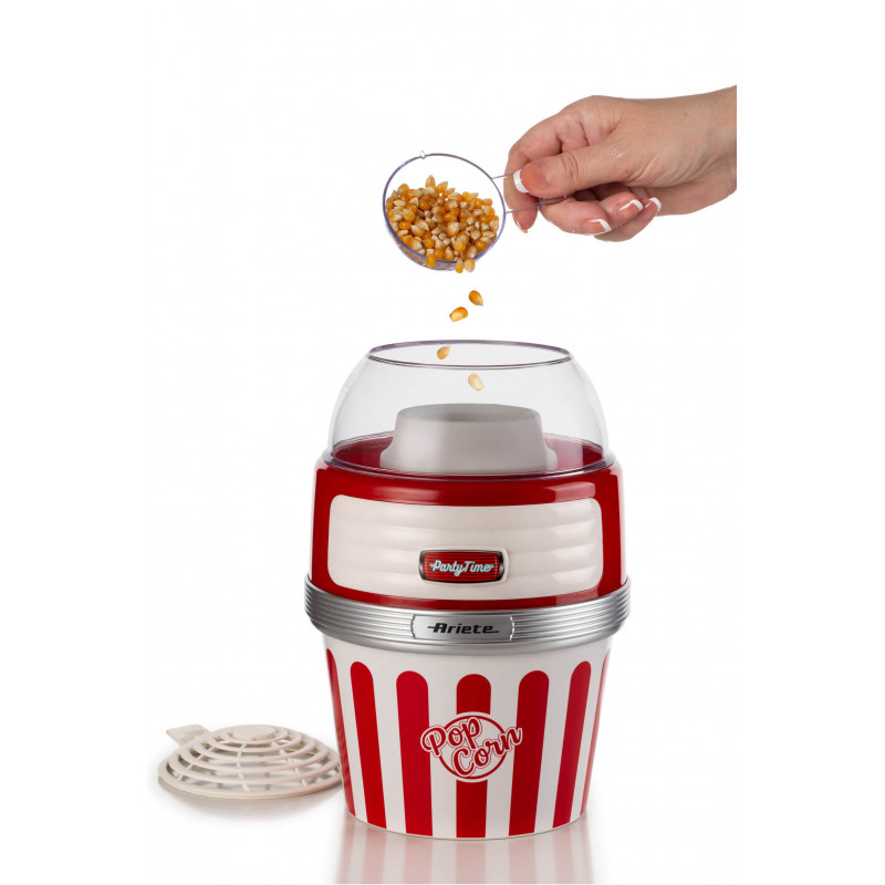 Ariete MACCHINA PER POP CORN CON CIOTOLA ESTRAIBILE ROSSO Vendita Calda