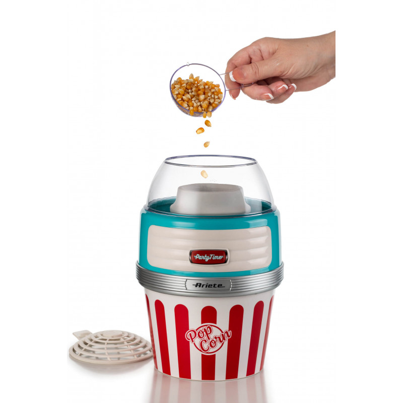 Ariete MACCHINA PER POP CORN CON CIOTOLA ESTRAIBILE CELESTE Vendita Economica
