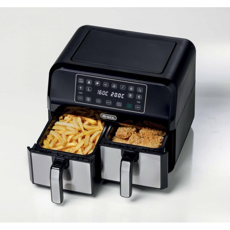 Ariete FRIGGITRICE AD ARIA CON DOPPIO CESTELLO CON FUNZIONE MAX CRISP Moda