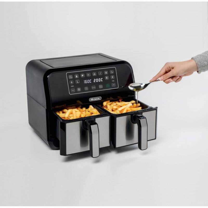 Ariete FRIGGITRICE AD ARIA CON DOPPIO CESTELLO CON FUNZIONE MAX CRISP Moda