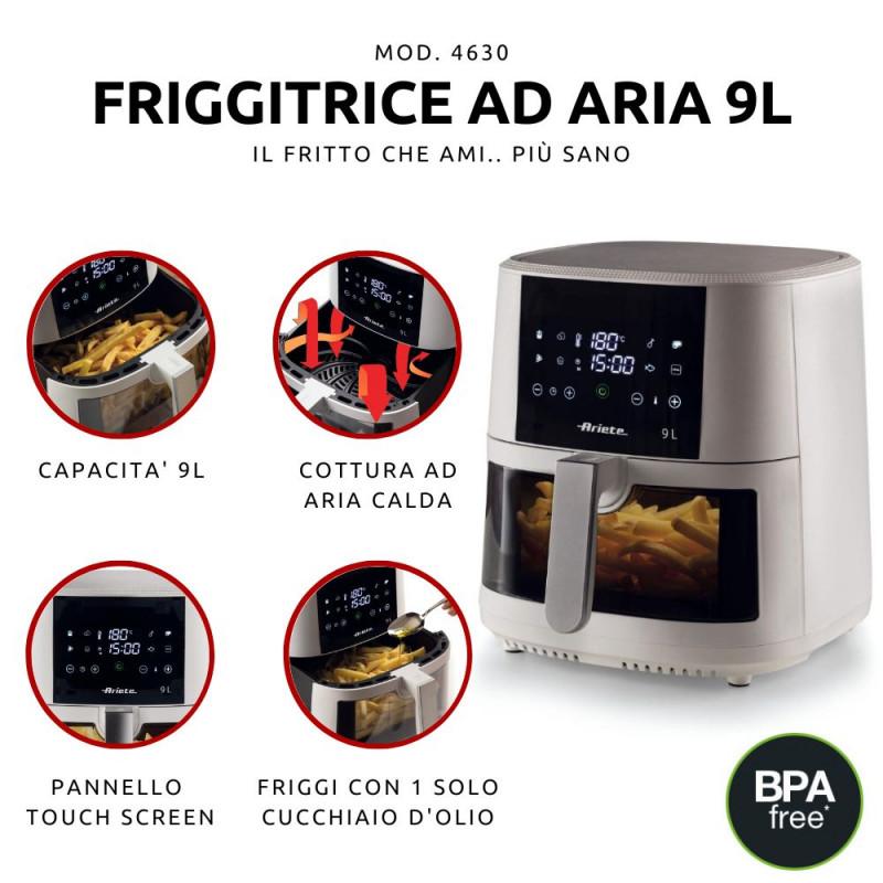 Ariete FRIGGITRICE AD ARIA CON CESTELLO TRASPARENTE Qualità