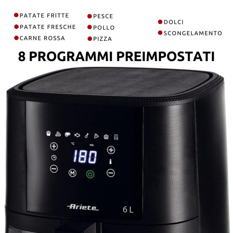 Ariete FRIGGITRICE AD ARIA 6 LITRI CON VETRO Vendita
