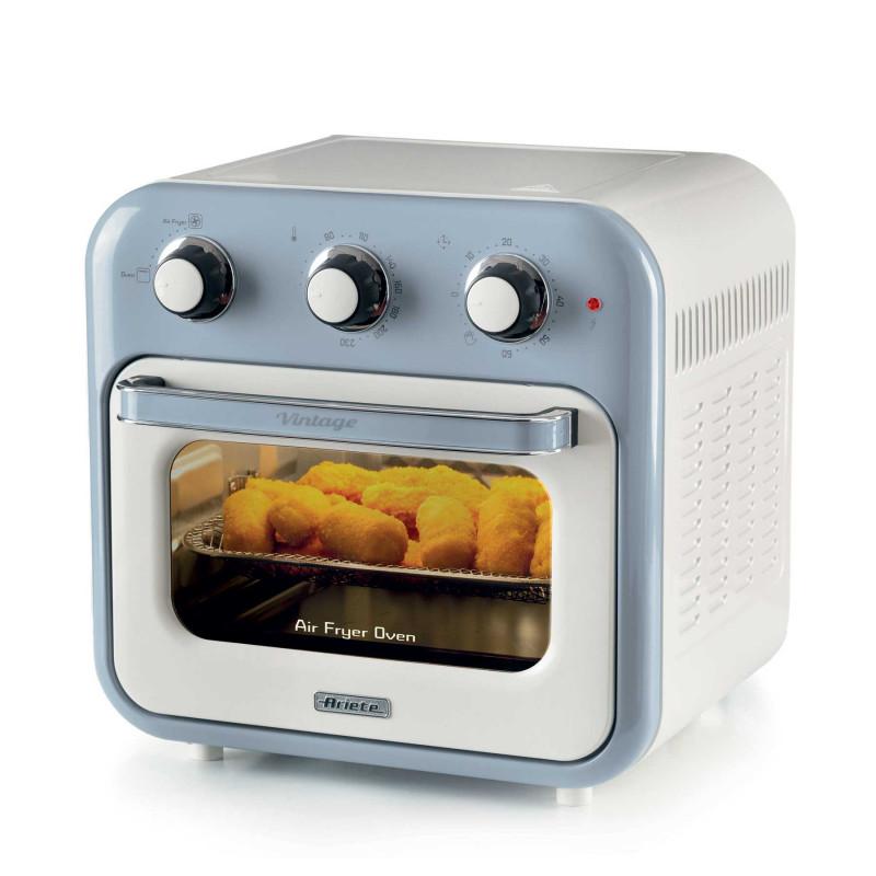 Ariete FRIGGITRICE AD ARIA E FORNO VINTAGE CELESTE Soddisfazione Garantita