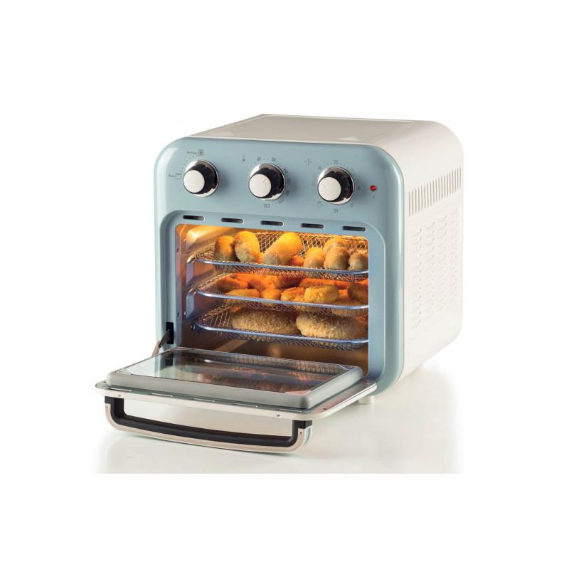 Ariete FRIGGITRICE AD ARIA E FORNO VINTAGE CELESTE Soddisfazione Garantita