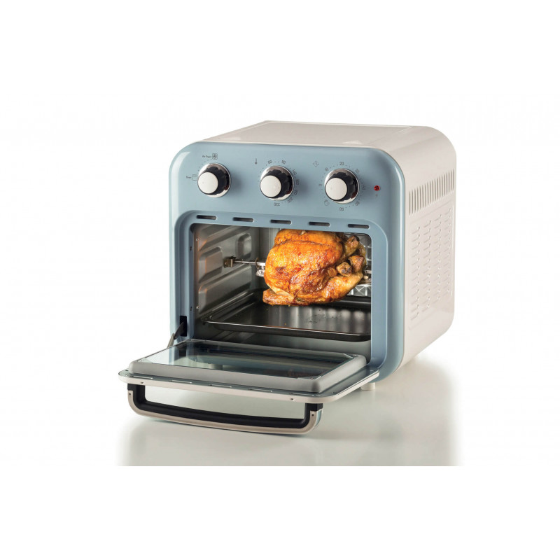 Ariete FRIGGITRICE AD ARIA E FORNO VINTAGE CELESTE Soddisfazione Garantita