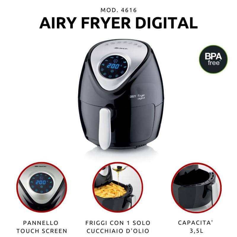 Ariete FRIGGITRICE AD ARIA 3 5 LITRI NERO Prezzo Ridotto