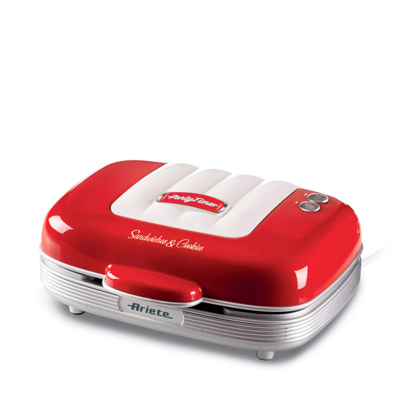 Ariete PIASTRA ELETTRICA PER MUFFIN DONUTS E SANDWICHES ROSSO