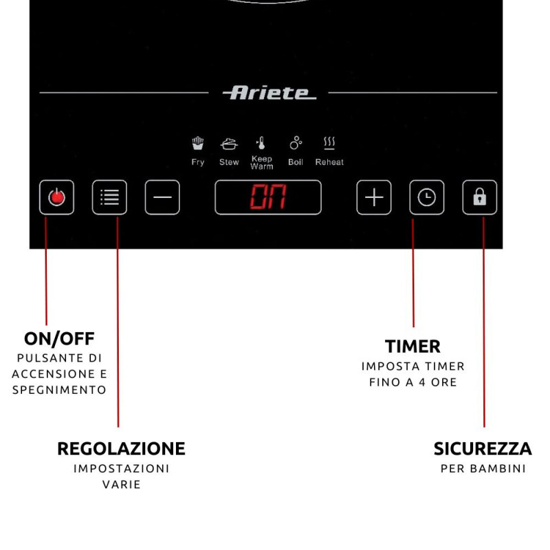 Ariete PIASTRA A INDUZIONE SINGOLA Online