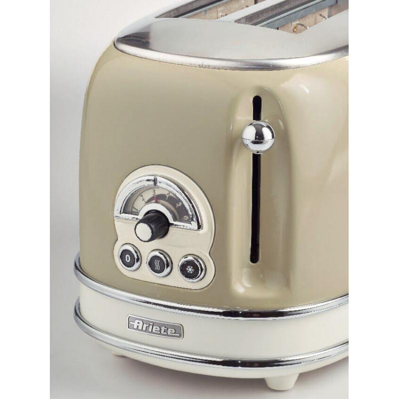 Ariete TOSTAPANE 2 FETTE VINTAGE BEIGE Rilascio limitato