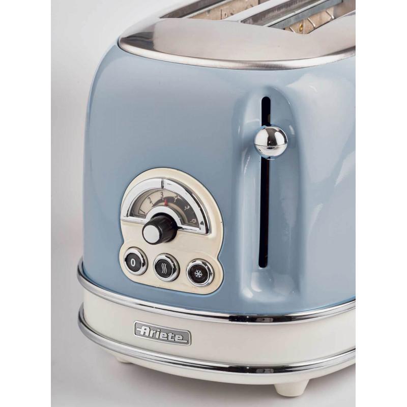 Ariete TOSTAPANE 2 FETTE VINTAGE CELESTE In Linea