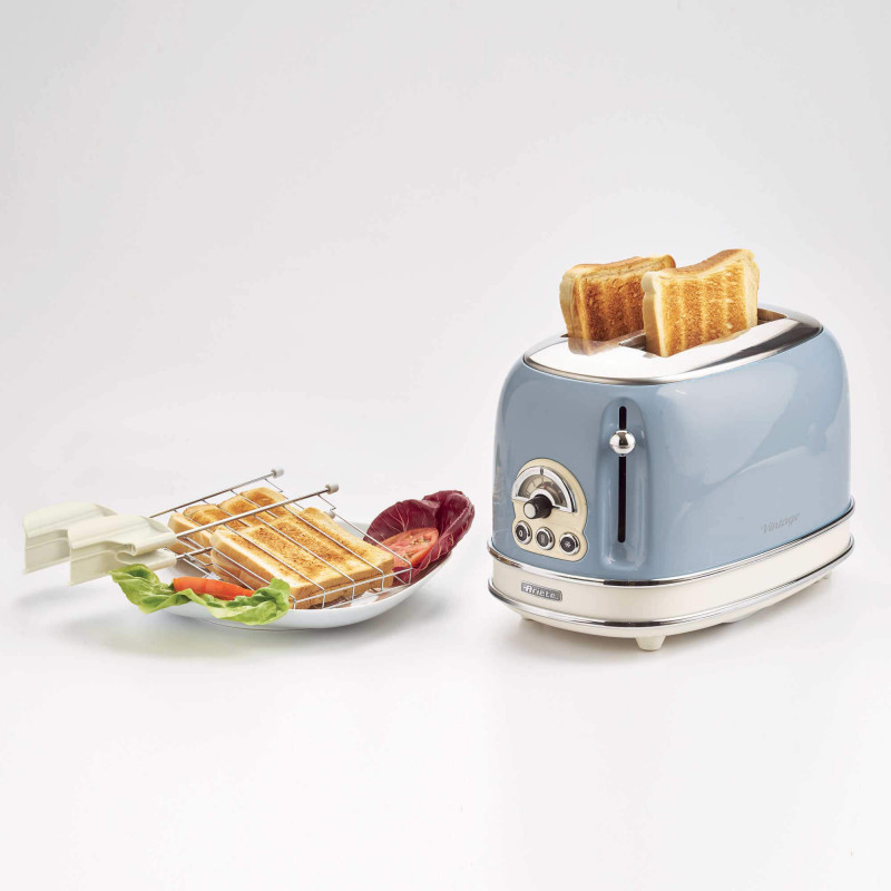 Ariete TOSTAPANE 2 FETTE VINTAGE CELESTE In Linea
