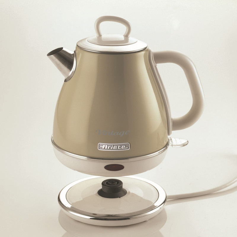 Ariete BOLLITORE ELETTRICO 1 LITRO VINTAGE BEIGE Presa
