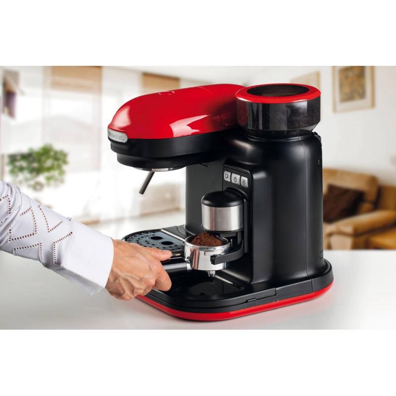 Ariete MACCHINA PER CAFFè ESPRESSO CON MACINACAFFè MODERNA ROSSO Saldi